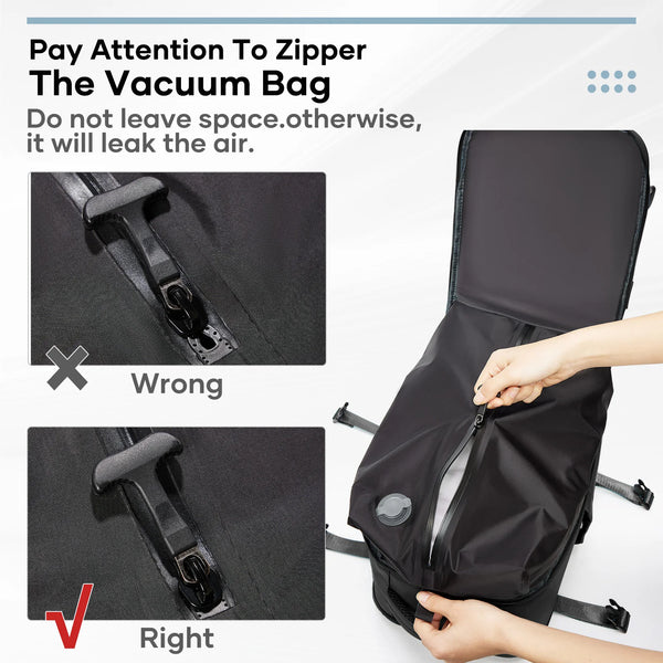 Vacuüm cabine proof rugzak